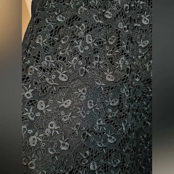 Rag & Bone Aya Lace-Panel Black Dress Size 2 - Picture 8 of 9